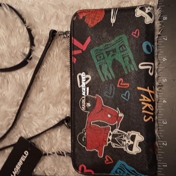 Karl Lagerfeld Paris Wallet Crossbody, preloved - Picture 2 of 15